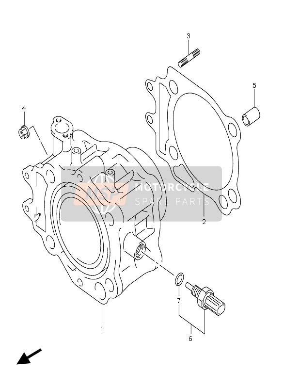 1124114F00, Gasket, Cylinder, Suzuki, 1